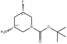 1955555-01-7 叔丁基(3R,5S)-3-氨基-5-氟哌啶-1-羧酸盐
