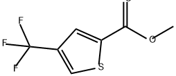 2-Thiophenecarboxylic acid, 4-(trifluoromethyl)-, methyl ester Structure