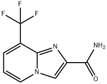 8-(Trifluoromethyl)imidazo[1,2-a]pyridine-2-carboxamide Struktur