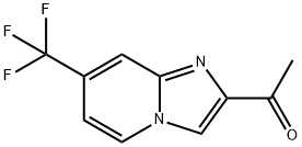 1-(7-(Trifluoromethyl)imidazo[1,2-a]pyridin-2-yl)ethanone,1956319-31-5,结构式