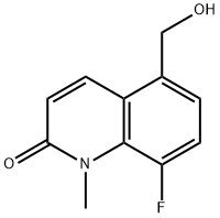 8-Fluoro-5-(hydroxymethyl)-1-methylquinolin-2(1H)-one Structure