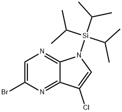 1956322-98-7 2-Bromo-7-chloro-5-(triisopropylsilyl)-5H-pyrrolo[2,3-b]pyrazine