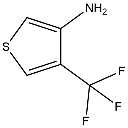 3-Thiophenamine, 4-(trifluoromethyl)- Structure