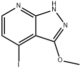 4-Iodo-3-methoxy-1H-pyrazolo[3,4-b]pyridine Struktur