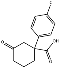 1-(4-Chlorophenyl)-3-oxocyclohexanecarboxylic acid,1956331-68-2,结构式