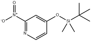 4-((tert-Butyldimethylsilyl)oxy)-2-nitropyridine Struktur