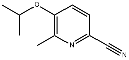 5-Isopropoxy-6-methylpicolinonitrile Structure