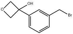 3-(3-(Bromomethyl)phenyl)oxetan-3-ol Structure
