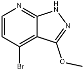 4-Bromo-3-methoxy-1H-pyrazolo[3,4-b]pyridine Structure