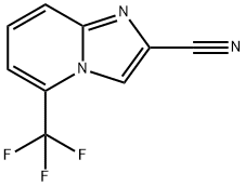 5-(Trifluoromethyl)imidazo[1,2-a]pyridine-2-carbonitrile 化学構造式