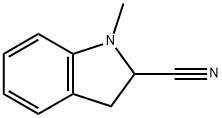 1-Methylindoline-2-carbonitrile 化学構造式