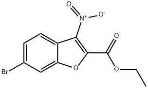 Ethyl 6-bromo-3-nitrobenzofuran-2-carboxylate,1956341-75-5,结构式