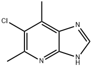 6-Chloro-5,7-dimethyl-3H-imidazo[4,5-b]pyridine Structure