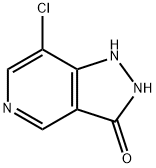 7-Chloro-1H-pyrazolo[4,3-c]pyridin-3-ol 结构式