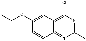 4-Chloro-6-ethoxy-2-methylquinazoline Struktur