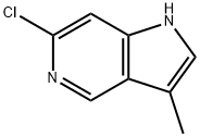 1H-Pyrrolo[3,2-c]pyridine, 6-chloro-3-methyl- Structure