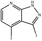 3,4-Diiodo-1H-pyrazolo[3,4-b]pyridine Struktur