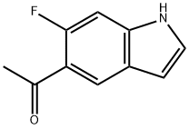 1-(6-Fluoro-1H-indol-5-yl)ethanone Structure