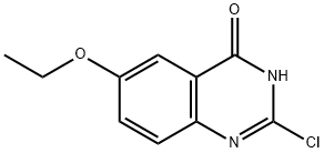 2-Chloro-6-ethoxyquinazolin-4-ol 化学構造式