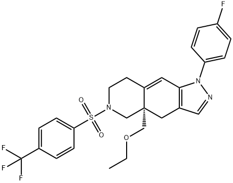 CORT-108297ENANTIOMER 结构式