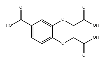 2,2'-((4-CARBOXY-1,2-PHENYLENE)BIS(OXY))DIACETIC ACID 结构式