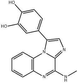 4-[4-(Methylamino)imidazo[1,2-a]quinoxalin-1-yl]-1,2-benzenediol|化合物 EAPB 02303