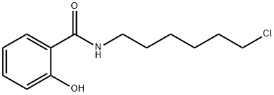 Benzamide, N-(6-chlorohexyl)-2-hydroxy- 化学構造式