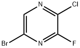 Pyrazine, 5-bromo-2-chloro-3-fluoro- 化学構造式