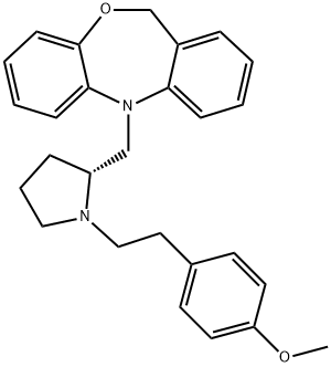 195991-49-2 Dibenz[b,e][1,4]oxazepine, 5,11-dihydro-5-[[(2R)-1-[2-(4-methoxyphenyl)ethyl]-2-pyrrolidinyl]methyl]-