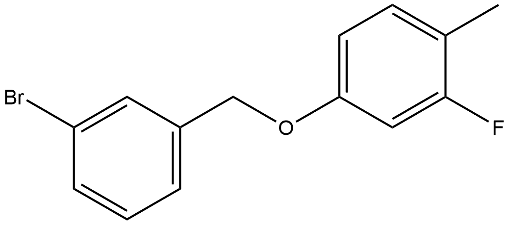 4-[(3-Bromophenyl)methoxy]-2-fluoro-1-methylbenzene Structure