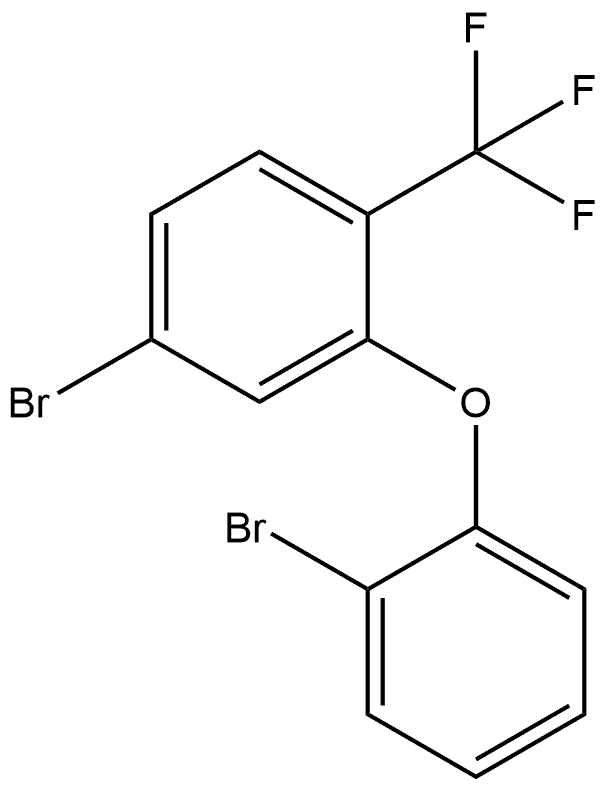 4-Bromo-2-(2-bromophenoxy)-1-(trifluoromethyl)benzene Structure