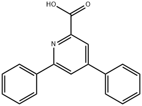 4,6-Diphenylpyridine-2-carboxylic acid Struktur