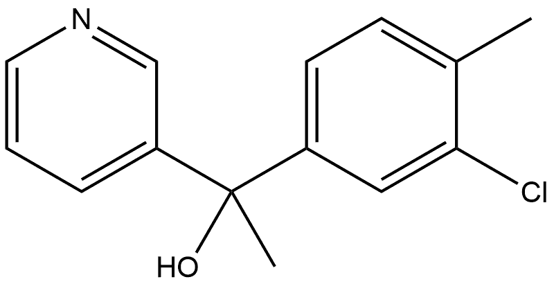 α-(3-Chloro-4-methylphenyl)-α-methyl-3-pyridinemethanol|