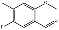 Benzaldehyde, 5-fluoro-2-methoxy-4-methyl-,196519-56-9,结构式