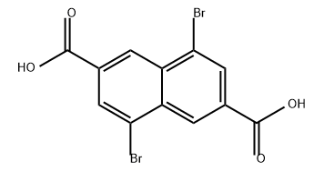 4,8-二溴-2,6-萘二甲酸,1966088-36-7,结构式