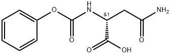 D-Asparagine, N2-(phenoxycarbonyl)- Structure