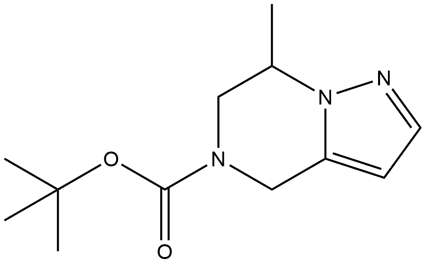 tert-butyl 7-methyl-4H,5H,6H,7H-pyrazolo[1,5-a]pyrazine-5-carboxylate Structure