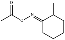 Cyclohexanone, 2-methyl-, O-acetyloxime, (E)- (8CI,9CI)