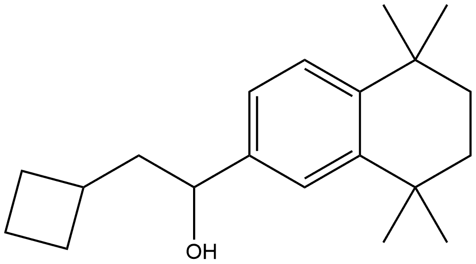 α-(Cyclobutylmethyl)-5,6,7,8-tetrahydro-5,5,8,8-tetramethyl-2-naphthalenemeth... Structure