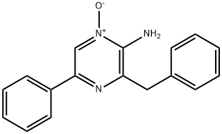 2-Pyrazinamine, 5-phenyl-3-(phenylmethyl)-, 1-oxide,196959-78-1,结构式