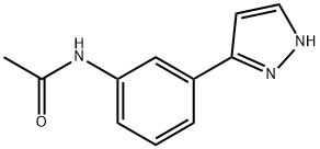 N-[3-(1H-Pyrazol-3-yl)phenyl]acetamide Struktur