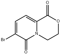Pyrido[2,1-c][1,4]oxazine-1,6-dione, 7-bromo-3,4-dihydro- Structure