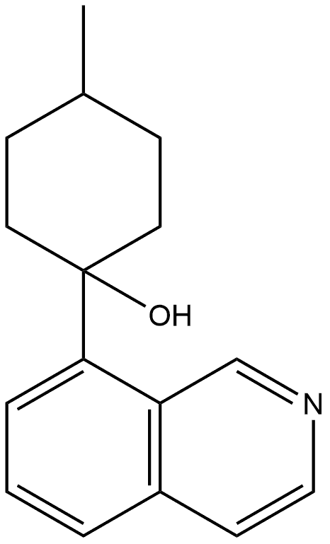 1-(isoquinolin-8-yl)-4-methylcyclohexanol Structure