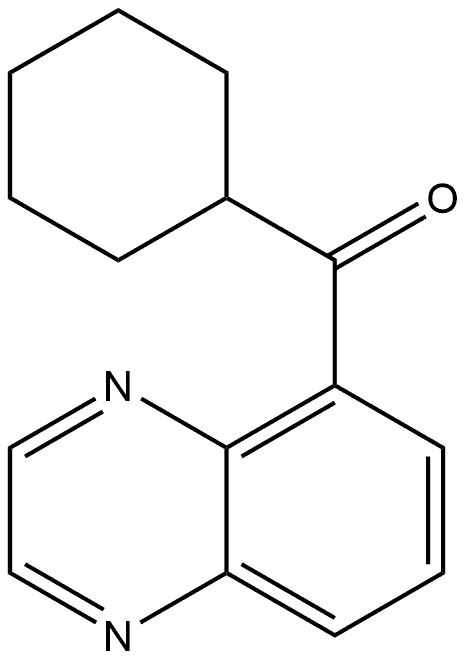 Cyclohexyl-5-quinoxalinylmethanone Structure