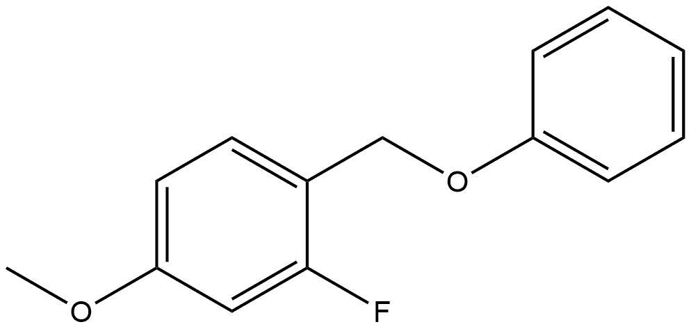 2-Fluoro-4-methoxy-1-(phenoxymethyl)benzene,1972351-92-0,结构式