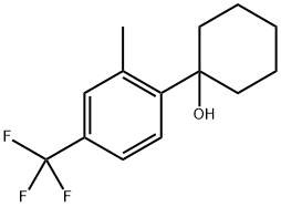 1-(2-methyl-4-(trifluoromethyl)phenyl)cyclohexanol,1972519-47-3,结构式