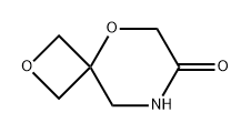 2,5-Dioxa-8-azaspiro[3.5]nonan-7-one Struktur