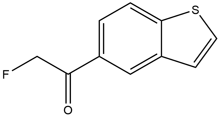 1-(benzo[b]thiophen-5-yl)-2-fluoroethanone 结构式