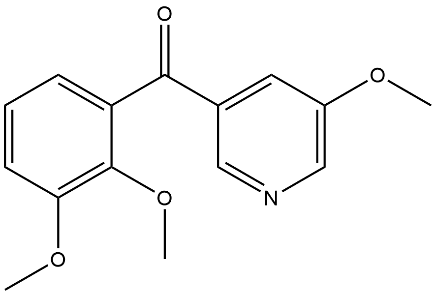 (2,3-Dimethoxyphenyl)(5-methoxy-3-pyridinyl)methanone Structure