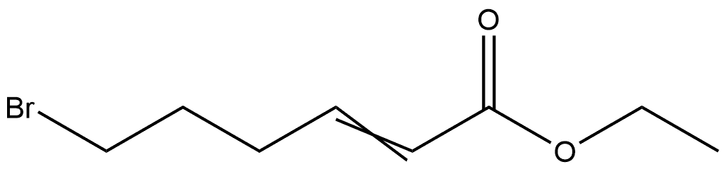 6-溴-2-己烯酸乙酯,197449-13-1,结构式